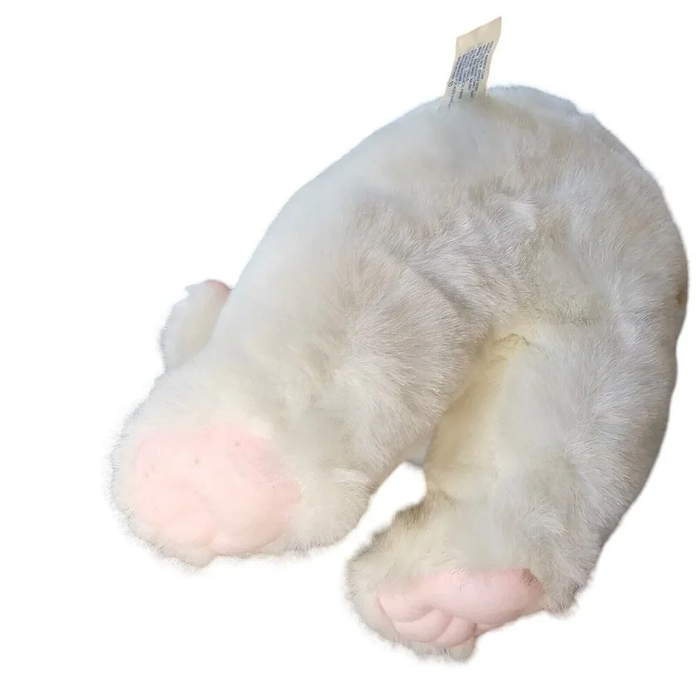Vintage 90s White Christmas Moise‎ Stuffed Animal Plush 13